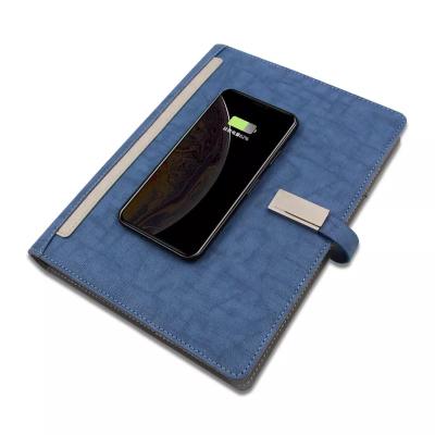 China Spiral New charging notebook with wireless charging and USB flash disk for sale