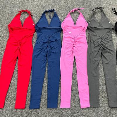 China Ne Design Breathable Yoga Clothes On Hot Sales Women Sport Sexy Fitness Jumpsuit Dance Training Leggings for sale