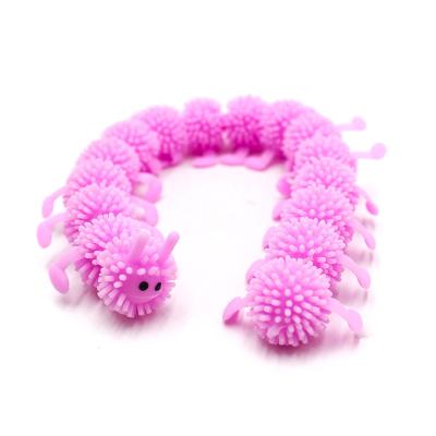 China Hot Selling TPR String Worm Stretchy Unicorn Noodles Play Toy Fidget Sensory Toys for sale