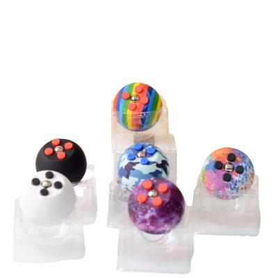 China Wholesale Mini Finger Toys Novelty Stress Relief Toys Colorful Puzzles Decompression Cut Out Magic Cubes Ball Toys In Person Moving for sale