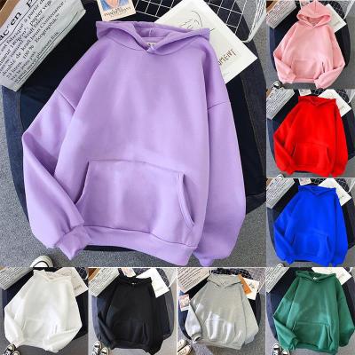 China Custom Made High Quality Plain Viable Pullover Plain High Quality Printed Women's Hoodies Oversized Printed Women's Hoodies Logo for sale