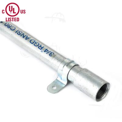 China Route And Fix Electrical Conduits UL Listed One Hole Rigid Strap for sale