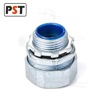 China Conduit EMT Connector To Box Type Conduit DPJ Straight Waterproof Flexible Connector for sale