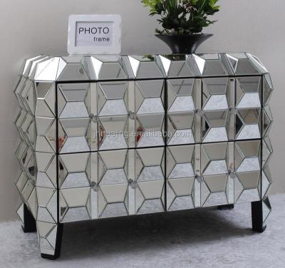 China Modern Style Modern Style Mirror Furniture Pineapple Shaped Console Chest Table for sale