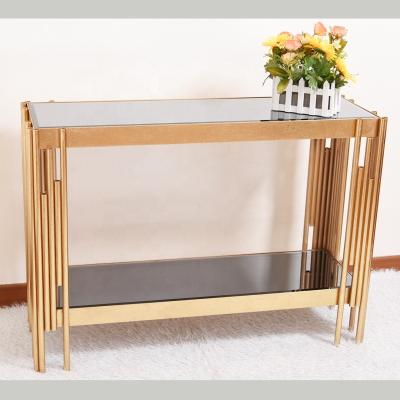 China 2020 Contemporary Newest Modern Glass Console Table Make By Mirror Can Match Wall Mirror for sale