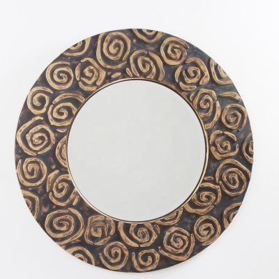 China Contemporary decorative round mirror for the living room for sale