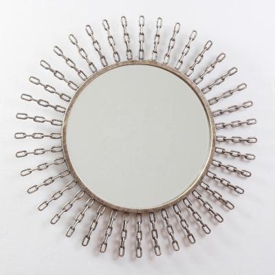 China Contemporary creative decorative metal mirror for sale