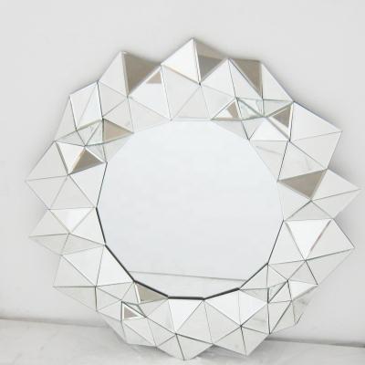 China Modern Warm Turned 3D Wall Mirror for sale