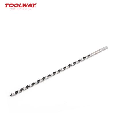 China TOOLWAY Drill Bit New Product Quick Change Hex Shaft-Tooth Auger Bit For Wood 6mm*155mm for sale