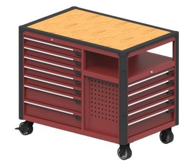 China Workshops Shop Tools Rolling Tool Cabinet OEM 12 Drawer Workstation High End Tool Cabinet For Work Room for sale