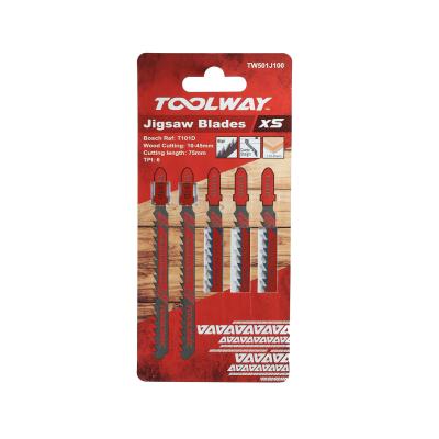 China Toolway T101D jig saws blade straight cuts on hard plastic/soft wood serrated blades other sharp for sale