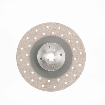 China Cutting Various Materials TOOLWAY Vacuum Diamond Weld Toothless Circular Saw Blade For Cutting Tile Wall for sale