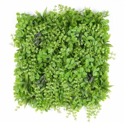 China Outdoor Decorative Green Module 50*50cm Ultraviolet Proof Exterior Wall,Artificial Green Fence Hedge Fence Panels Wall for sale