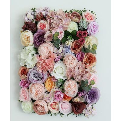 China Decoration Artificial Flower Indoor Wall Panels In Stock Handmade 40*60CM(16