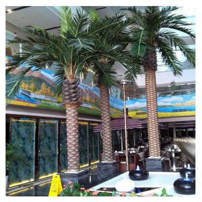 China Outdoor/indoor/garden palm trees artificial synthetic date palm or indoor simulation decoration decoration for sale