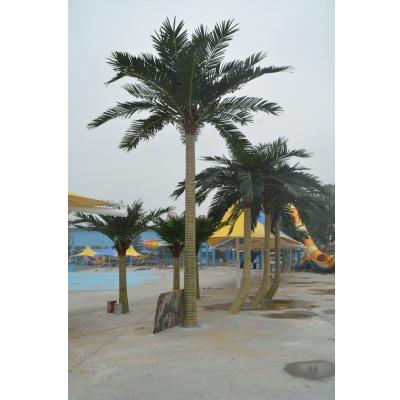 China Wholesale High Quality Artificial Landscape Fiberglass Palm Tree Artificial Coconut Coconut Palm Tree for Indoor and Outdoor Decoration for sale