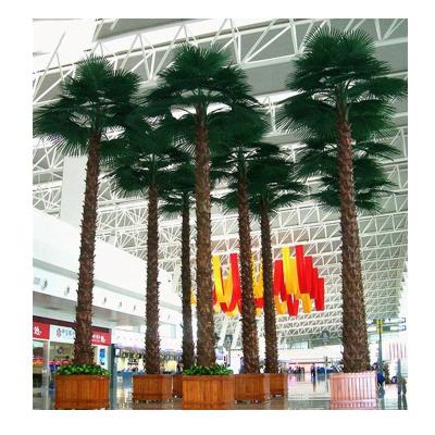 China Outdoor/indoor/garden decorative artificial palm tree large plants fan garden decoration for sale for sale