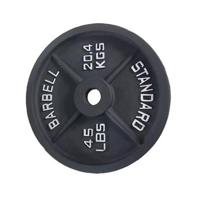 China Universal Wholesale Cheap Price Standard Cast Iron Weightlifting Dish for sale