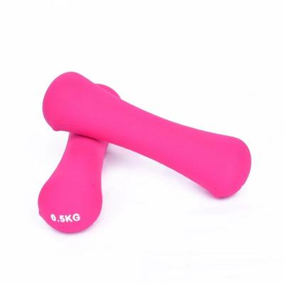 China Factory Price Durable Cast Iron And Neoprene Coated Hand Weight Neoprene Dumbbell for sale