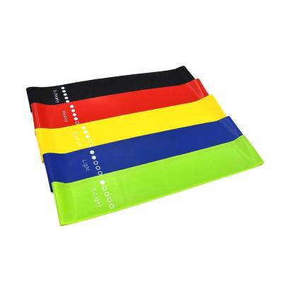 China Custom Bodybuilding Fitness Aid Band Gym Fitness Power Exercise Latex Stretch Resistance Bands for sale