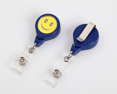 China Anti Lost Key Chain Custom Nurse Badge Reel Holder Logo For Business High Quality Reels K-401 for sale