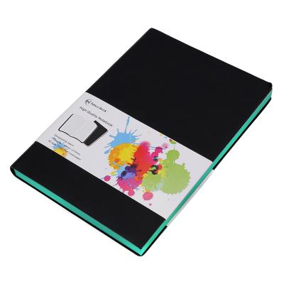 China Custom Spiral A5 Pages Size Inner Notebook With Color Edge for sale