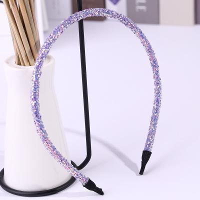 China Ladies Hair Decoration Rhinestone Headbands Girls Diamond Pearls Hair Hoop Accessories High Quality Luxury Shiny For Women Crystal Headbands Ornaments for sale