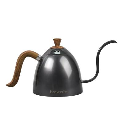 China WITH LID Brewista 700ml Hand Drip Coffee Mini Portable Travel Kettle Pouring Metal for sale