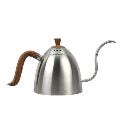 China WITH LID Brewista 700ML Gooseneck Induction Stove Stainless Steel Coffee Kettle for sale