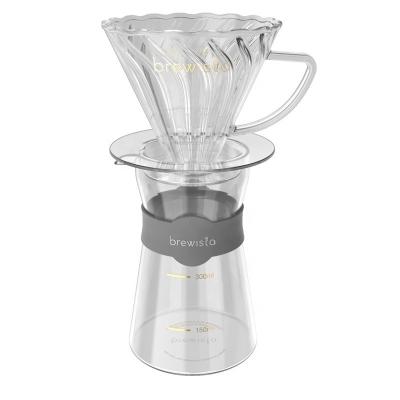 China Best Selling High Quality Reusable Brewista Tornado V60 Reusable Coffee Dripper Set for sale