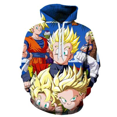 China Anti-wrinkle Spring HD Printed Anime Dragon Hoodies Custom Logo Otaku Japanese Student Clothing Dropshipping for sale