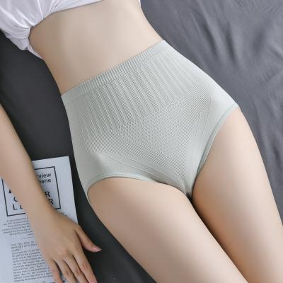 China Breathable High Waist Seamless Panties For Women Postnatal Body Shaping Plus Size Butt Cotton Crotch Plus Size Briefs Teens Soft Underwear for sale