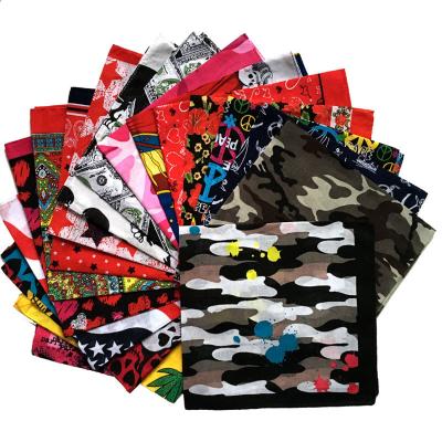 China Cotton Multifunctional Bandanas Camouflage Headwear Hiphop Scarves Headband Camping Braga Cuello Warmers Increasing Scarves for sale