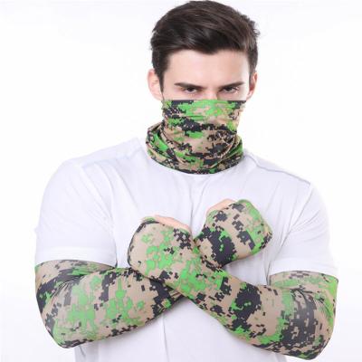 China Sunscreen Bandana Outdoor Arm Sleeves Women Men Printing Climb Up Increasing UV Windproof Scarves Head Recycling Fishing Protection for sale