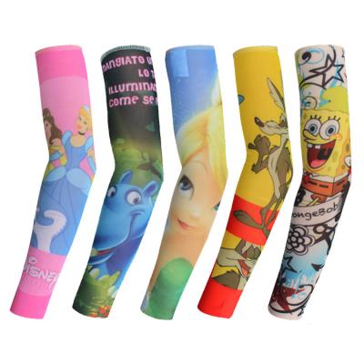 China Tattoo Sleeves Kids Tattoo Sleeves Fashion Design Nylon Stretchy Child Kids Temporary Tattoo Sleeves Leg Tattoo Stockings for sale