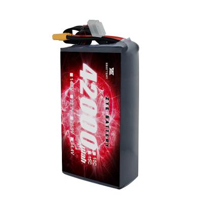 China Droen ZYE High Energy Density 6s 22.2v 42000mAh 42ah Solid State Lithium Ion Battery Pack For UAV Drones for sale