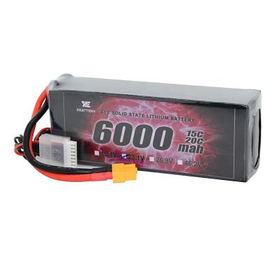 China Toys ZYE Battery 5000mah 6000mah 23.1v 6s 5s High Density Solid State UAV Battery Pack With Light Weight for sale