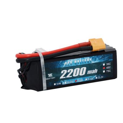 China Lightweight High Rate Capability rc 6s lipo battery 1800mah 4s 60c 14.8v for sale