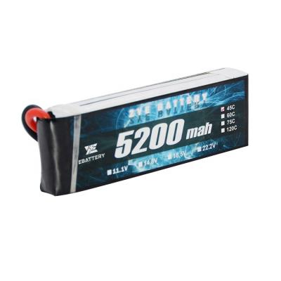 China Model toys 11.1v 3s lipo 5000mah 5200mah aircraft lipo battery for UAV rc plane or farming drone for sale