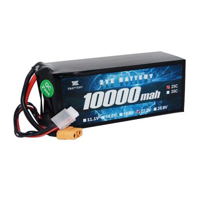 China Toys ZYE 10000 12000mah 4s14.8v 3s 6s2.2v high quality rc lipo battery pack 20c25c for drone for sale