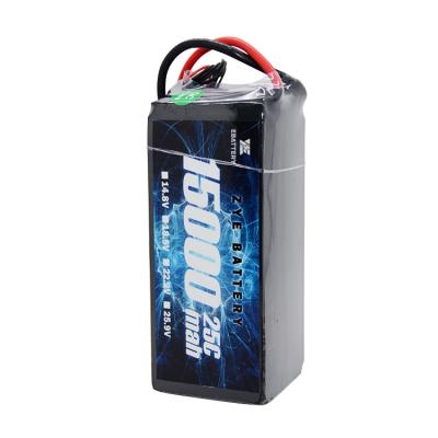 China Toys wholesales 15000mah lipo battery pack 11.1v3s 14.8v4s 22.2v 6s for sale