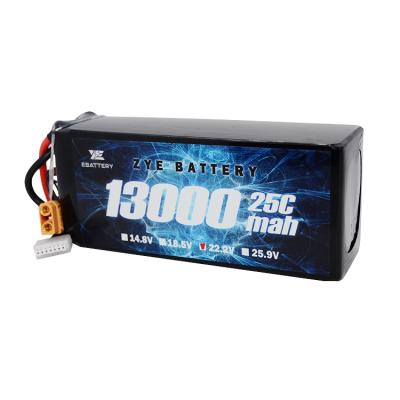 China Toys Shenzhen lipo battery 13000mah 2s7.4v 3s11.1v 4s14.8v 6s22.2v for UAV drone for sale