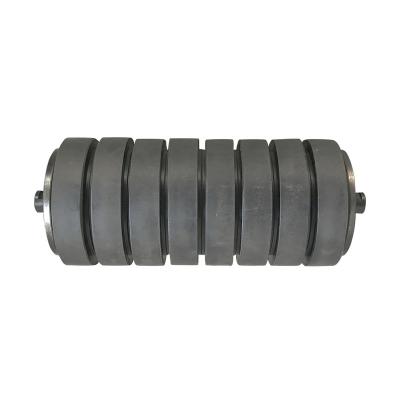 China Industrial Heavy Duty Steel Belt Conveyor Idler Shock Resistant Conveying Rollers for sale