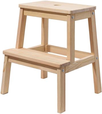 China Modern Universal Natural Color No Slip Step Stool For Adults 2 Step Kitchen Step Stool 250lbs for sale