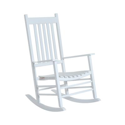 China Modern Rocking Porch Chair Classic Wood Outdoor Rocking Chairs for sale