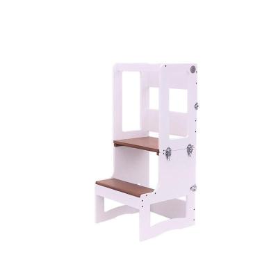 China Modern Kids Furniture Home Convertible Learning Tower Design 2 in 1 Multi Functional Toddler Kitchen Helper Step Stool for sale