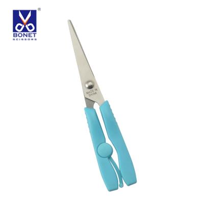 China ELECTRICIAN'S SCISSORS 5.5 Inch Small Tiny Plastic Handle Portable Electrican Wire Cutter Wire Stationery Shears for sale