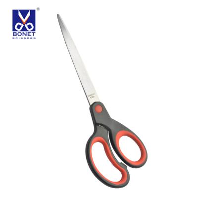 China 9 Inch Stainless Steel Sharpener Head Stationery Cutting Different Kinds Of Scissors for sale