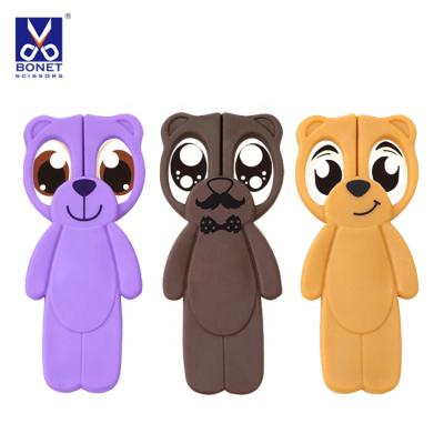 China Universal Korea School Stationery Bear Cute Cut Children Kids Kids Scissors for sale