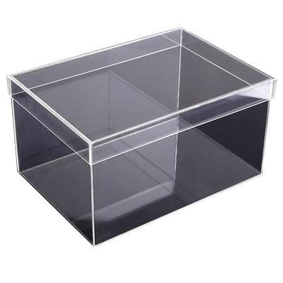 China Environmental Friendly Wholesale Cheap Price Colored Acrylics Intact Acrylics Sheets Storage Display Box for sale